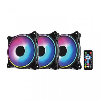 Set Ventilatoare PRO GAMING AURA-K3 ARGB 120mm 3 Fan Pack